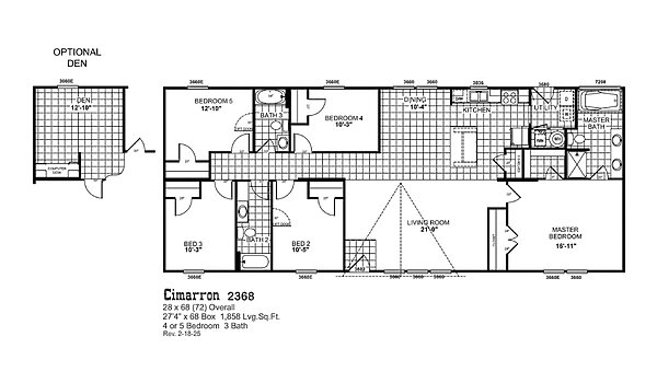 Lancaster / Cimarron 2368 Layout 84502