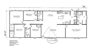 Champion Homes / Prime 2876H53P01 Layout 24308