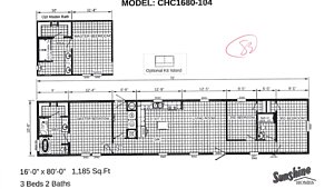 LTD1680-104 / Sunshine Limited Singlewide (Single No Category 74126