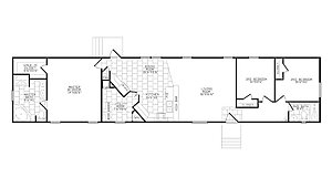 Solitaire Singlewide / SW-ACK-384 Layout 73644