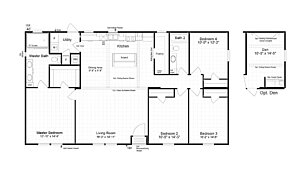 Palm Harbor Homes 30544H / Homeland - AMAZING Floor Plan!!! Layout 76408