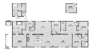 Southern Signature / Park Place 41PRK28443AH24 Layout 83284