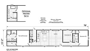 Champion Homes / The Canal 1676-H-32005 Layout 28454