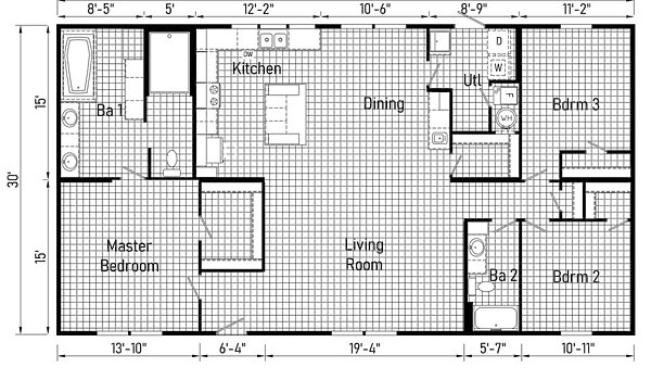 Sycamore 450CP32563A / **CALL FOR PRICING** Layout 90801