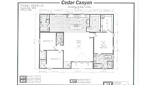 UNDER CONTRACT / Cedar Canyon 2068-LS Layout 60335