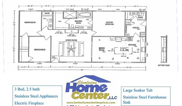 Lot #6 / Skyline 32x60 Layout 88482