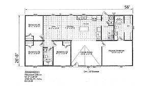 Champion Homes / Prime 2856H42 Layout 25176
