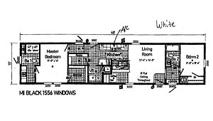 SOLD BUT CAN BE REORDERED / Cavco Goshen 1LSS033V1668 Master Suite Layout 82369