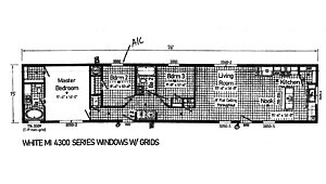 Landmark Singlewide / Modern Living Lot #29 Layout 82367