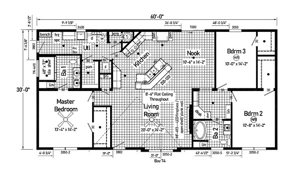 LandMark Ranch / Mulberry 2LM1018-V Lot #23 Layout 75723