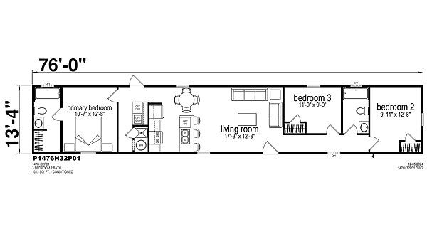 1476H32P01 / CHPR Single wide No Category 85744