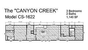 CS-1622 Canyon Creek / Timber Creek (SINGLE) No Category 75097