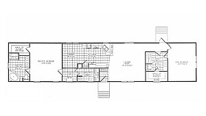 Solitaire Singlewide / SW-HD-284 Layout 67642