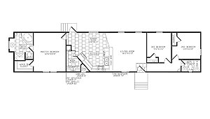 Solitaire Singlewide / SW-AN-376 Layout 68538