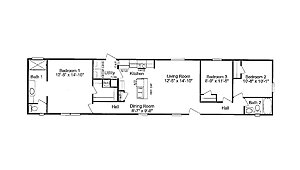 Solitaire Singlewide / SW-R372 Layout 68621