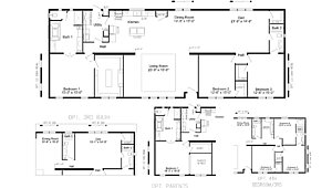 Solitaire Doublewide / DW-PRT4 Layout 68734