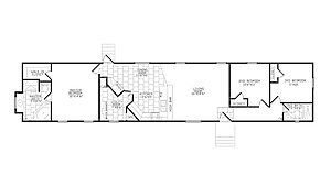 Solitaire Singlewide / SW-AC80 Layout 68798