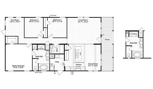 Masterpiece / Retreat 30603R Layout 91442