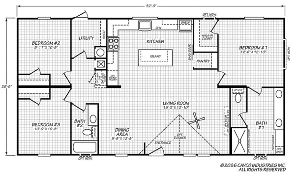 Palm Harbor Elite / PH Elite 28523F Layout 91384