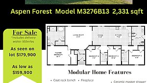 Mansion Elite Modular / The Aspen Forest 3276B13 Utility 88138