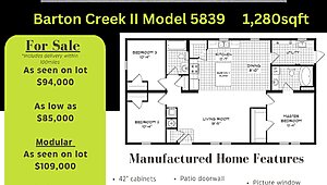 Mansion Elite Sectional / The Barton Creek II 5839 Utility 88142
