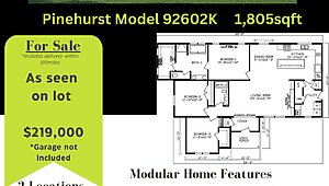 Kingsley Modular / The Pinehurst 92602K Utility 88139