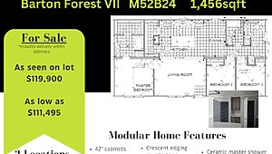 Mansion Elite Modular / The Barton Forest II 48B10 Utility 88144