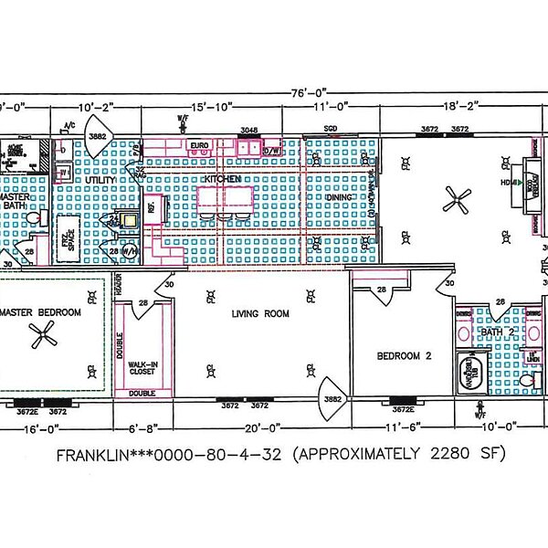 Franklin Homes / The Fireside Haven Layout 83701