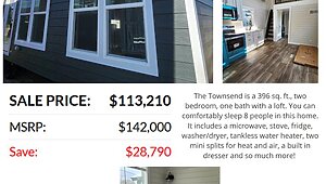 NEW CLAYTON LUXURY PARK MODEL / THE TOWNSEND Utility 85245