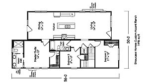 Modern Living Series / Accent Ranch Layout 74997