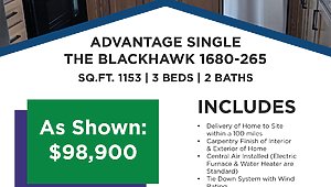 Advantage Single / The Blackhawk 1680-265 Exterior 58039