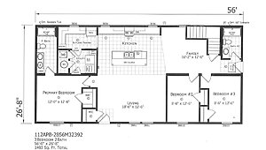 COMING SOON / Paramount Sectional Belvidere 2856H32392 Layout 75734