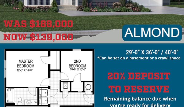 FOR SALE / BellaVista Almond Utility 74447