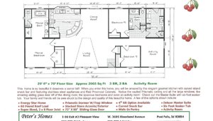 Peter's Homes / The Classic Cherry II Layout 3380