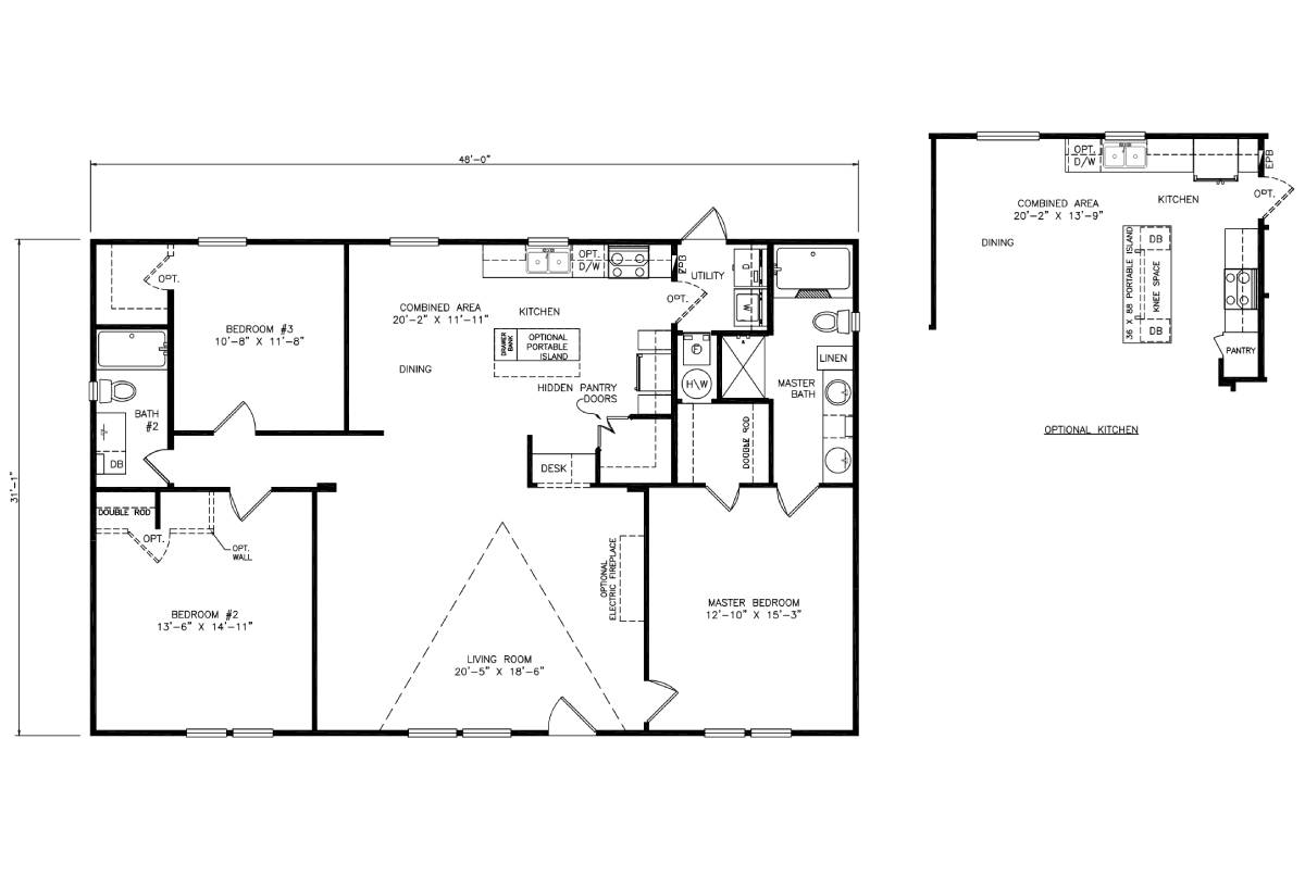 Select S-3252-32D - Texas Built Mobile Homes