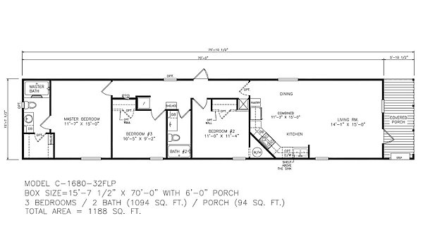 Classic / C-1680-32FLP Layout 72216