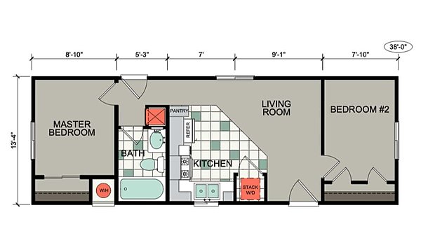 Bradford / BD-83 ADU Layout 87494