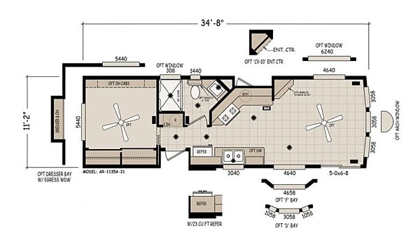 Aruba / AR-1133A-19 Layout 68866