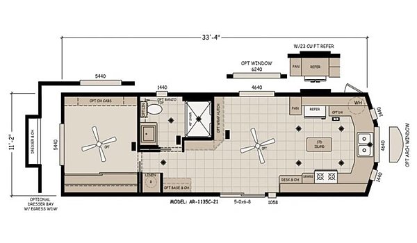 Aruba / AR-1135C-19 Layout 68869