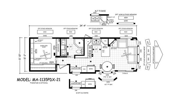 Malibu / MA-1135PDX-21 Layout 68935