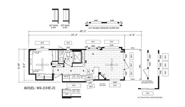 Wedge / WG-1134E-21 Layout 68989