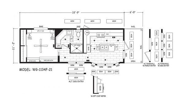 Wedge / WG-1134F-21 Layout 68990