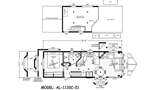 Alpine Loft / AL-1133C-21 Layout 69003