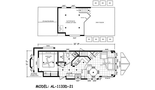 Alpine Loft / AL-1133D-21 Layout 69014