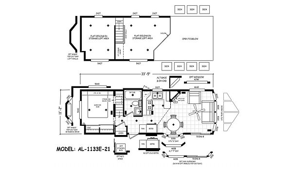 Alpine Loft / AL-1133E-21 Layout 69015