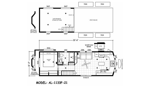 Alpine Loft / AL-1133F-21 Layout 69016