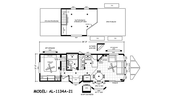 Alpine Loft / AL-1134A-21 Layout 69024