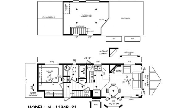 Alpine Loft / AL-1134B-21 Layout 69025