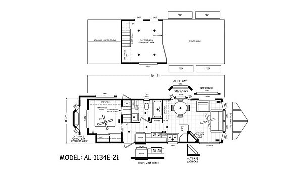 Alpine Loft / AL-1134E-21 Layout 69028