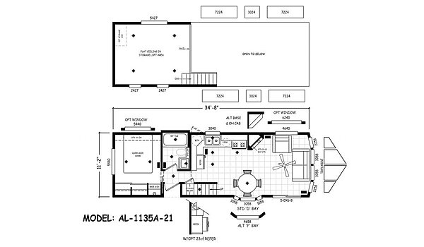 Alpine Loft / AL-1135A-21 Layout 69029